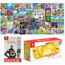 Nintendo Switch Lite Yellow +MC CFW 128GB