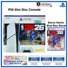 PS5 SLIM Disc Version Console +Game Fisik NBA 2K26